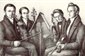 El Cuarteto Müller, uno de los primeros intérpretes de los cuartetos de Beethoven.