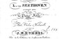 Portada del arreglo para cuarteto de flauta, violín, violonchelo y piano de la Sinfonía nº 1, por Johann Nepomuk Hummel.