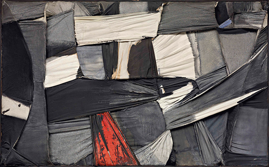 Salvatore Scarpitta. "Trapped Canvas" [Lienzo atrapado], 1958
