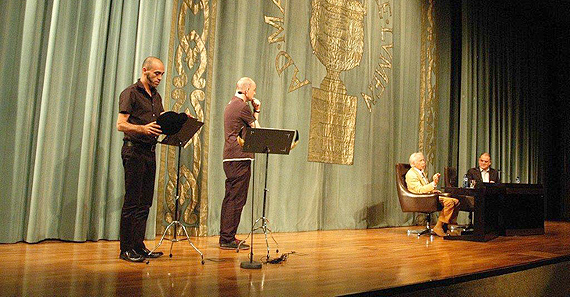 Álvaro Lavín, Chani Martín, Albert Boadella y César Oliva Álvaro Lavín, Chani Martín, Albert Boadella y César Oliva