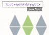 César Oliva. "Teatro español del siglo XX". Madrid: Síntesis, 2002.