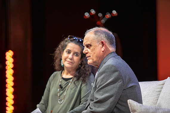 César Oliva con Helena Pimenta César Oliva con Helena Pimenta