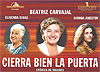 Programa de "Cierra bien la puerta: crónica de mujeres", de Ignacio Amestoy. Centro Cultural de la Villa. Madrid, 2001.