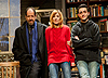 "A cielo abierto", de David Hare; traducción y dirección de José María Pou. Fotografías de Antonio Castro Jiménez. Nathalie Poza, José María Pou y Sergi Torrecilla. Teatro Español. Madrid, 2013.