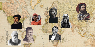 Exploradores, conquistadores, viajeros: de Alejandro Magno a Cousteau