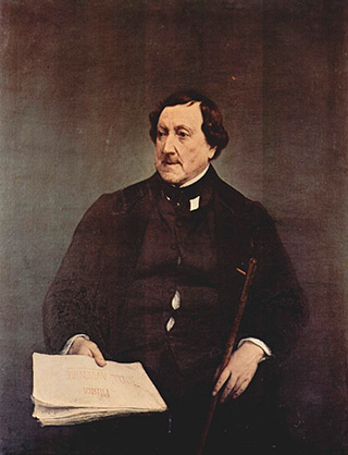 Retrato Gioachino Rossini