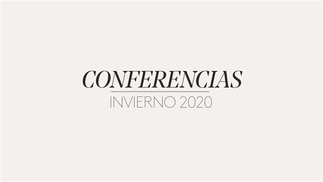 Invierno 2020. Programación de Conferencias