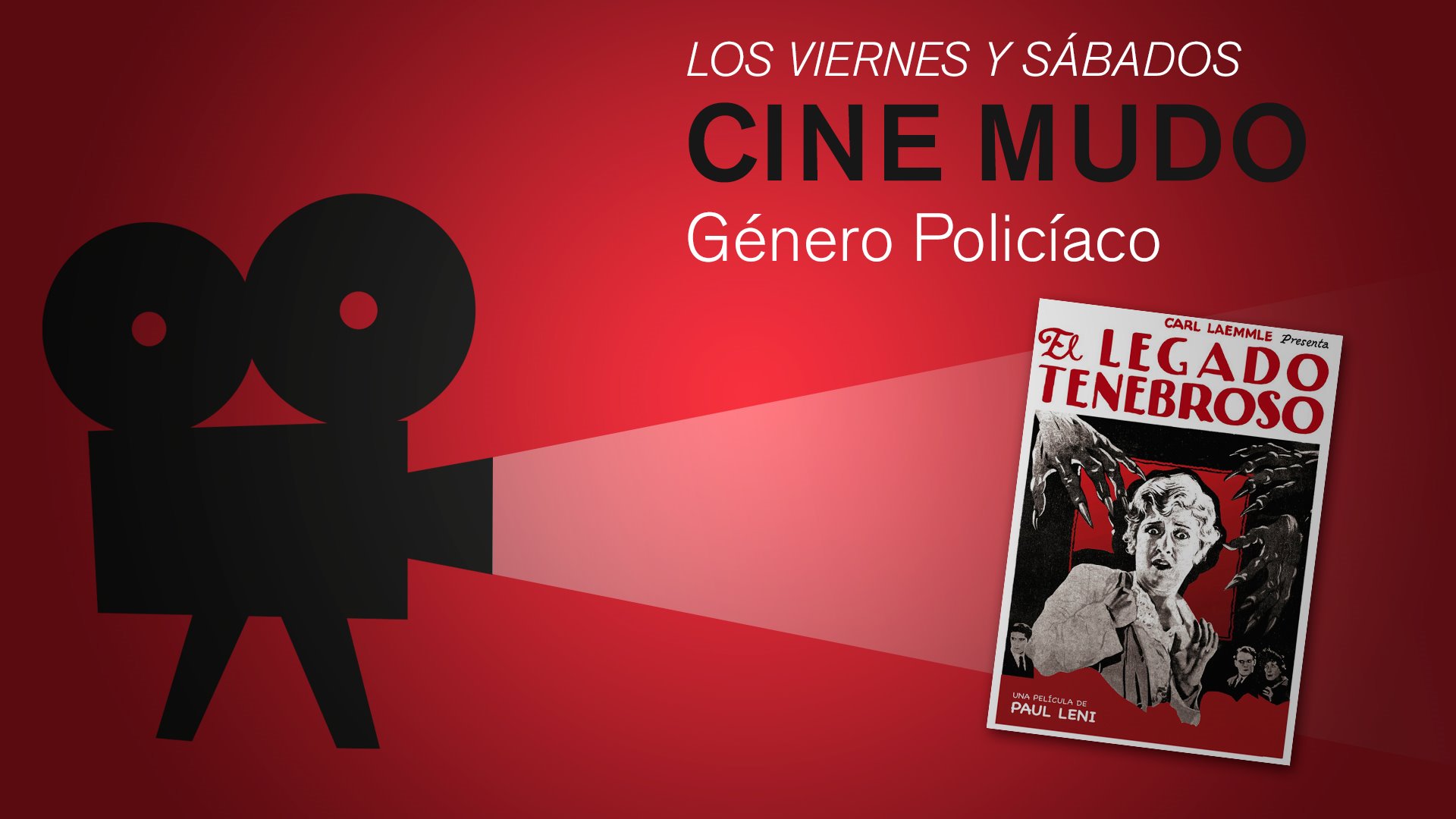 "El legado tenebroso" (1927) de Paul Leni
