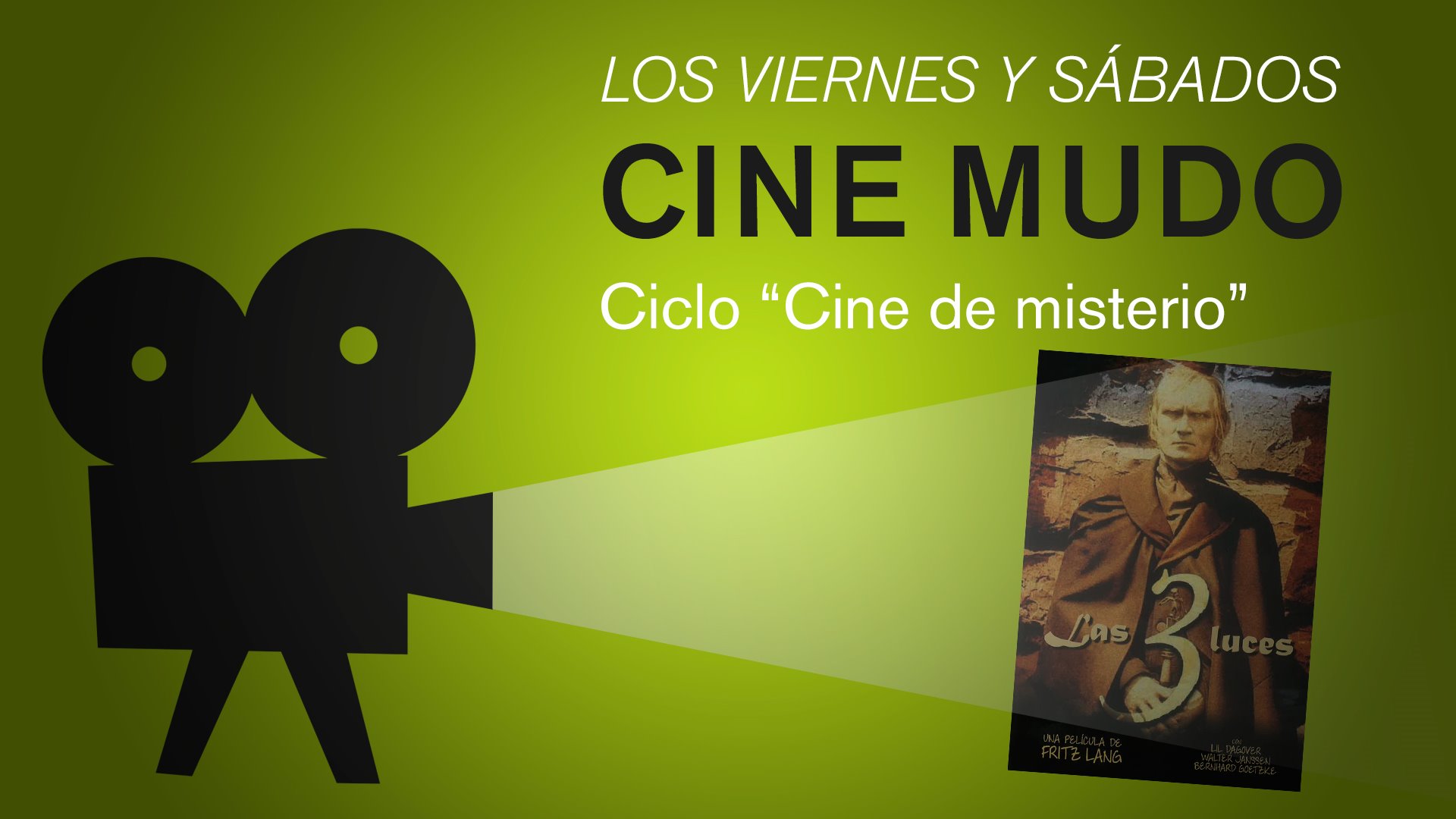 "Las tres luces" (1921) de Fritz Lang