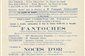 Cartel que anuncia la representación de Fantochines en Tournai (14 de abril de 1935)