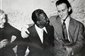 Boris Vian con Miles Davies, 1950.En mayo de 1949, Vian dedicó un artículo a Davies en Jazz News, donde se mostraba fascinado por la técnica del trompetista estadounidense.