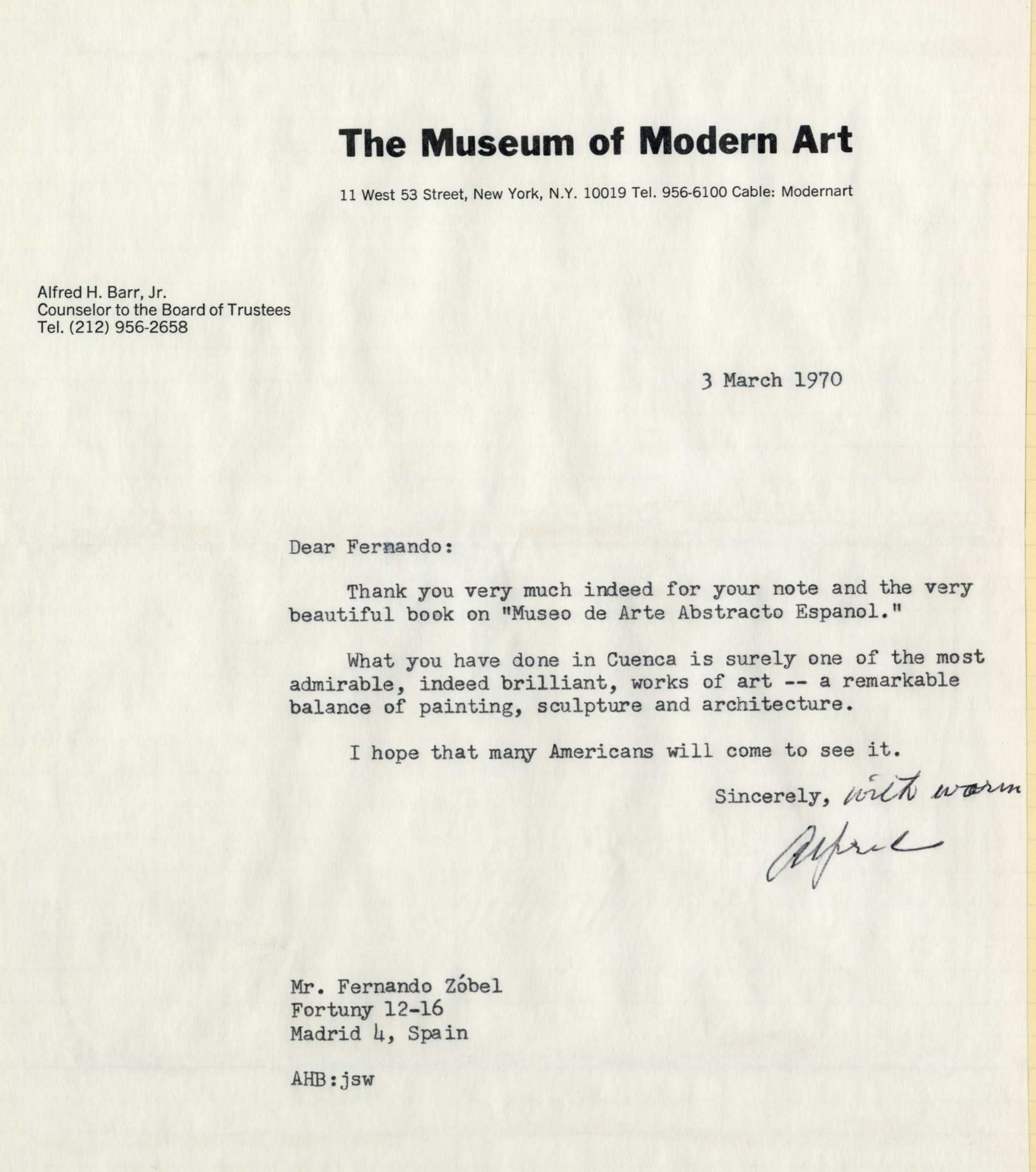 El museo y su edificio — Museo de arte abstracto Español 