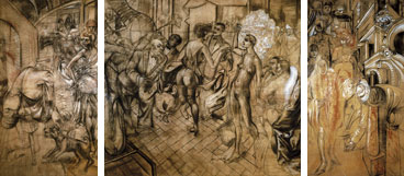 Metrópolis (boceto para el tríptico), 1927-28
