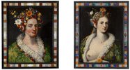 Giuseppe Arcimboldo. Dos pinturas de Flora Giuseppe Arcimboldo. Dos pinturas de Flora