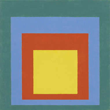 Josef Albers, Homenaje al cuadrado, 1950. The Josef and Anni Albers Foundation/VEGAP, Madrid, 2014 Josef Albers, Homenaje al cuadrado, 1950. The Josef and Anni Albers Foundation/VEGAP, Madrid, 2014