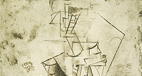 Picasso. Detalle de "Mademoiselle Léoniede ", 1910