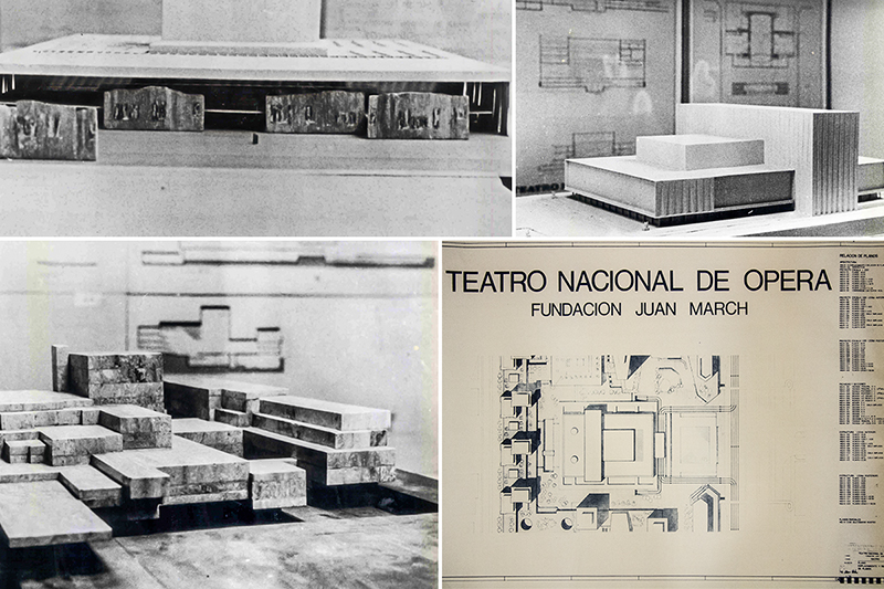 Maquetas de los proyectos ganadores (1962)