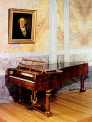 Uno de los pianos propiedad de Beethoven