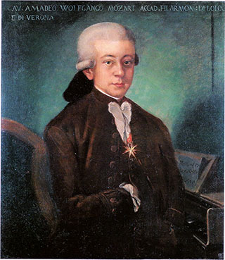 Retrato Wolfgang Amadeus Mozart