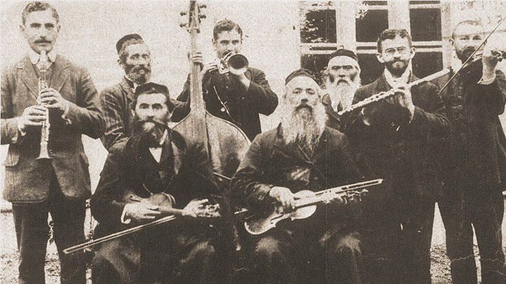 Músicos judíos de Rohatyn, Ucrania 1912