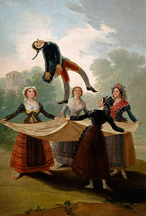 'El pelele' por Goya, 1791-92
