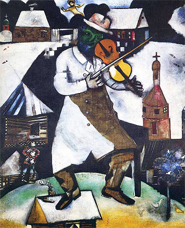 'The fiddler' de Marc Chagall